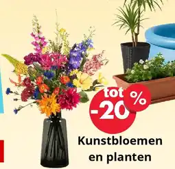 NH Market Kunstbloemen en planten aanbieding