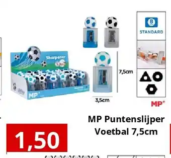 NH Market MP Puntenslijper Voetbal 7,5cm aanbieding