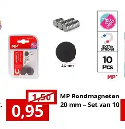 NH Market MP Rondmagneten 20 mm – Set van 10 aanbieding