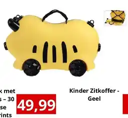 NH Market Kinder Zitkoffer - Geel aanbieding