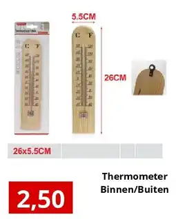 NH Market Thermometer Binnen/Buiten aanbieding