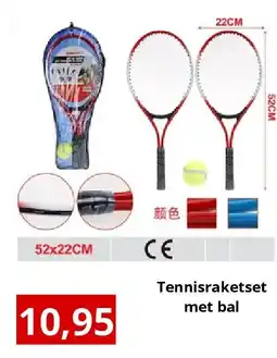NH Market Tennisraketset met bal aanbieding