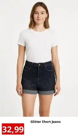 NH Market Glitter Short Jeans aanbieding