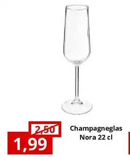 NH Market Champagneglas Nora 22 cl aanbieding