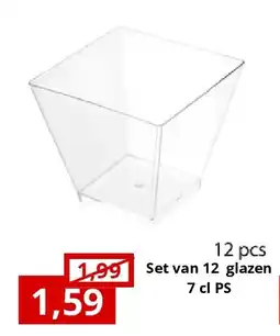 NH Market Set van 12 glazen 7 cl PS aanbieding
