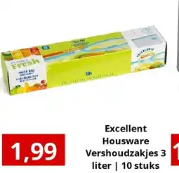 NH Market Excellent Housware Vershoudzakjes 3 liter | 10 stuks aanbieding
