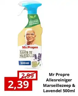 NH Market Mr Propre Allesreiniger Marseillezeep & Lavendel 500ml aanbieding