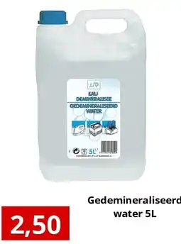 NH Market Gedemineraliseerd water 5L aanbieding