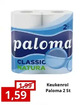 NH Market Keukenrol Paloma 2 St aanbieding