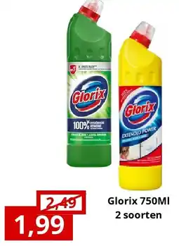 NH Market Glorix 750Ml 2 soorten aanbieding