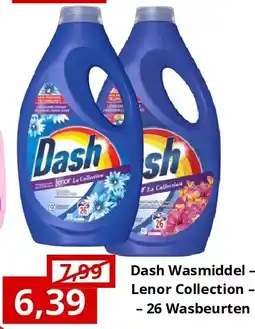 NH Market Dash Wasmiddel Lenor Collection 26 Wasbeurten aanbieding