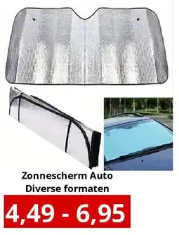 NH Market Zonnescherm Auto Diverse formaten aanbieding