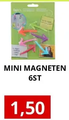 NH Market MINI MAGNETEN 6ST aanbieding