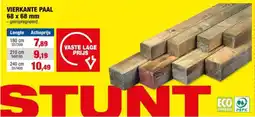 Hubo Vierkante Paal aanbieding