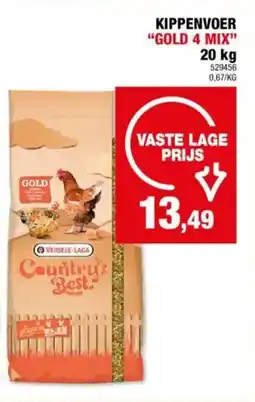 Hubo Kippenvoer Gold 4 Mix aanbieding