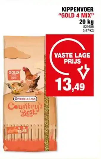 Hubo Kippenvoer Gold 4 Mix aanbieding