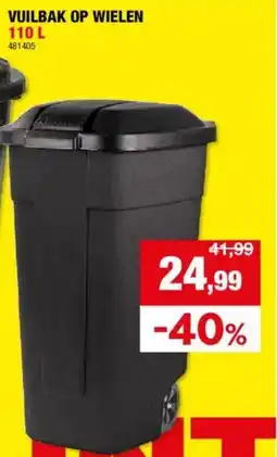 Hubo Keter Vuilbak op Wielen aanbieding