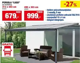 Hubo Pergola Lugo aanbieding