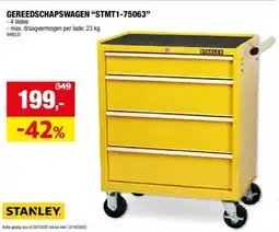 Hubo Stanley Gereedschapswagen STMT1-75063 aanbieding
