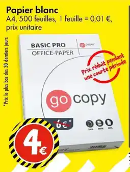 TEDi Papier Blanc aanbieding
