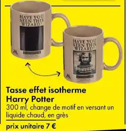 TEDi Tasse effet isotherme Harry Potter aanbieding