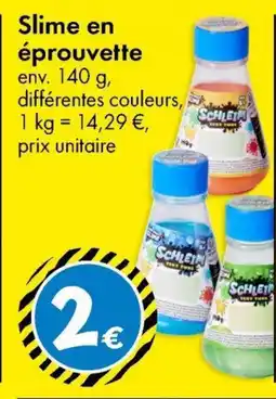 TEDi Slime en éprouvette aanbieding