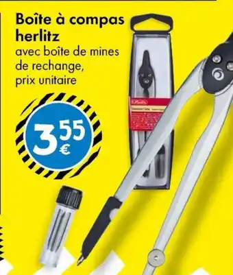 TEDi Boîte à Compas Herlitz aanbieding