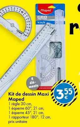 TEDi Kit de dessin Maxi Maped aanbieding