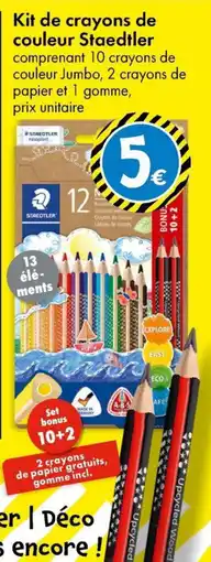 TEDi Kit de crayons de couleur Staedtler aanbieding
