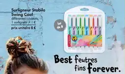 TEDi Surligneur Stabilo Swing Cool aanbieding