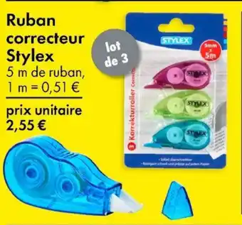 TEDi Ruban correcteur Stylex aanbieding