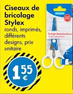 TEDi Ciseaux de spitz bricolage Stylex aanbieding