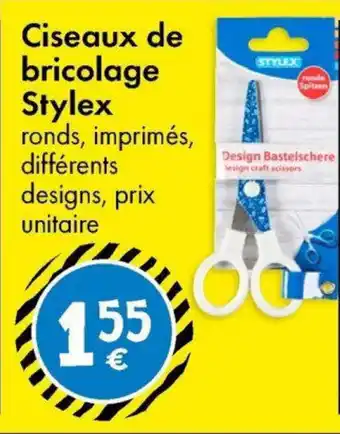 TEDi Ciseaux de spitz bricolage Stylex aanbieding