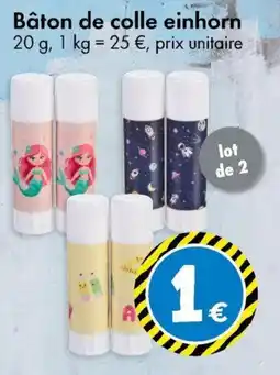 TEDi Bâton de colle einhorn aanbieding