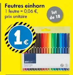TEDi Feutres einhorn aanbieding