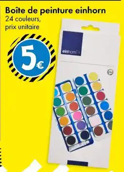 TEDi Boîte de peinture einhorn aanbieding