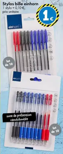 TEDi Stylos bille einhorn aanbieding