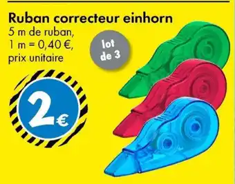 TEDi Ruban Correcteur Einhorn aanbieding