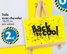 TEDi Toile avec chevalet aanbieding