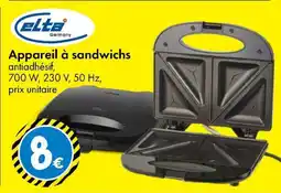 TEDi Elta Germany Appareil à Sandwichs aanbieding