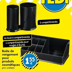 TEDi Boîte de rangement pour produits cosmétiques aanbieding