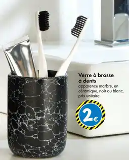 TEDi Verre à brosse à dents aanbieding