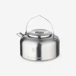 Decathlon Waterketel voor trekking en kamperen 500 roestvrij staal 1 l aanbieding