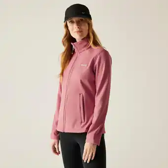 Decathlon De Connie V waterafstotende wandelsoftshelljas voor dames aanbieding