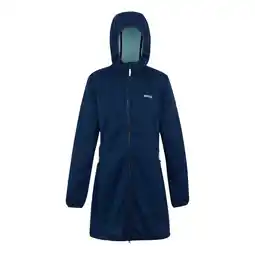 Decathlon Dames Bloomfield Marl Longline Fleecejack (Marine/Icy Morn) aanbieding