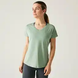 Decathlon T-shirt Korte Mouwen Hiking Dames Ademend aanbieding