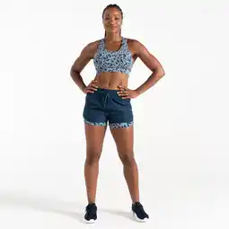 Decathlon De Sprint Up sportieve 2-in-1 korte broek voor dames aanbieding