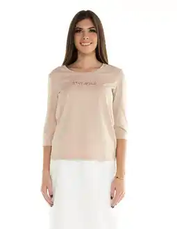Decathlon T-shirt met 3/4 lange mouwen voor dames Winter Chic Boxing aanbieding