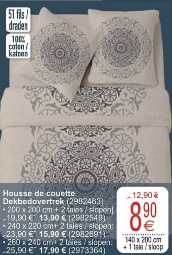 Cora Housse de couette Dekbedovertrek aanbieding
