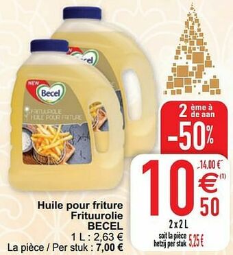 Cora Huile pour friture frituurolie becel aanbieding